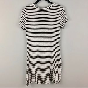 popular basics Dresses - Body Con Striped Dress Short Sleeve Fitted Black popular basics Dresses - Body Con Striped Dress Short Sleeve Fitted Black